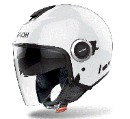 AIROH HELYOS WHITE GLOSS scooter helmet