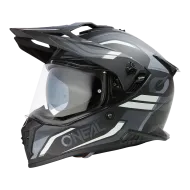 Каска O'NEAL A-SRS SPIKE BLACK/GRAY/WHITE