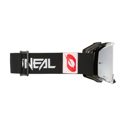 Мотокрос очила O'NEAL B-33 BOLD BLACK/WHITE - SILVER MIRROR
