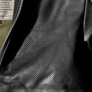 Geaca din piele motociclete SPIDI GARAGE PERFORATA NEGRA