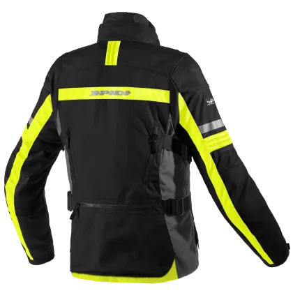 Textile motorcycle jacket SPIDI MODULAR YELLOW FLUO