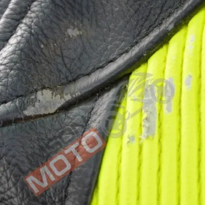 Leather jacket SPIDI IGNITE BLACK/FLUO YELL NS19212