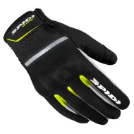 Mănuși moto textil SPIDI FLASH CE NEGRU/GALBEN FLUO