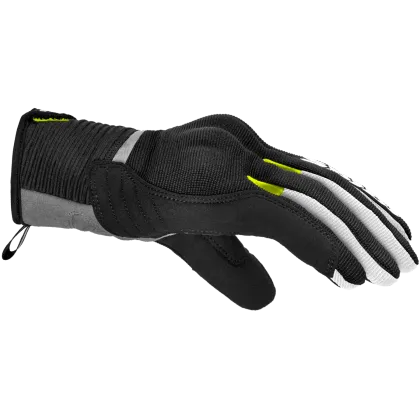 Mănuși moto textil SPIDI FLASH CE NEGRU/GALBEN FLUO