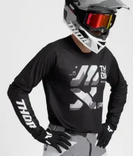 THOR LAUNCHMODE BRAVE BLACK Motocross Jersey