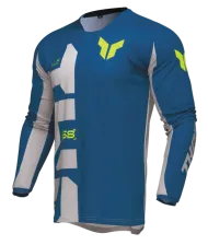 Motocross Jersey THOR LAUNCHMODE FORGE BLUE