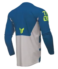 Motocross Jersey THOR LAUNCHMODE FORGE BLUE