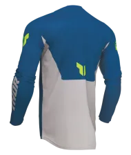 Motocross Jersey THOR LAUNCHMODE FORGE BLUE