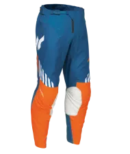 Motocross breeches THOR LAUNCH ZONE BLUE/ORANGE