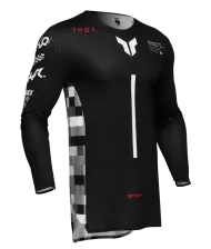 Мотокрос джърси THOR SPORTMODE RIOT BLACK/RED