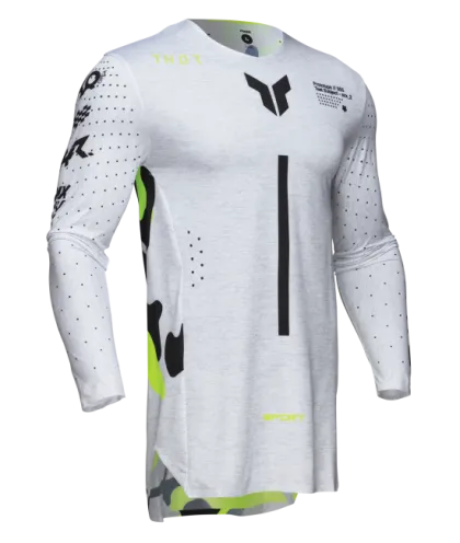 Μοτοκρός Τζέρσεϊ THOR SPORTMODE RIOT WHITE/ΟΞΥ