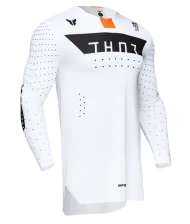 Мотокрос джърси THOR SPORTMODE ROUGE WHITE/ORANGE