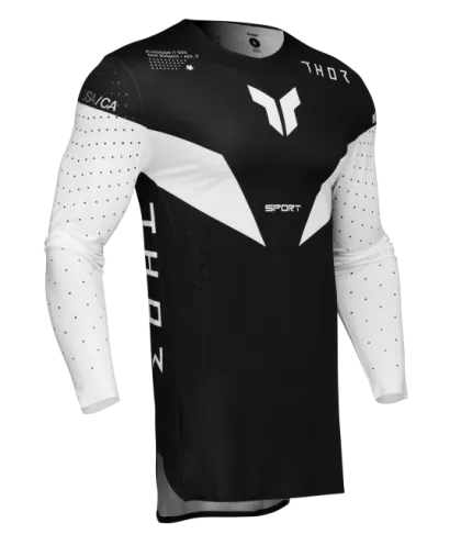 Motocross Jersey THOR SPORTMODE Strike BLACK