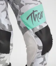 Pantaloni de motocross damă THOR SPORTMODE SHADOW TEAL