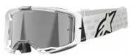 Γυαλιά μοτοκρός ALPINESTARS VISION 8 CORP WHT MIRROR-SILVER