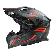 Каска O'NEAL A-SRS SPIKE BLACK/GRAY/RED
