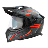 Каска O'NEAL A-SRS SPIKE BLACK/GRAY/RED