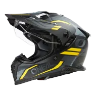 Каска O'NEAL A-SRS SPIKE BLACK/GRAY/YELLOW