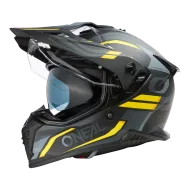 Каска O'NEAL A-SRS SPIKE BLACK/GRAY/YELLOW