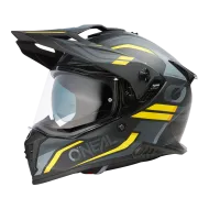 Каска O'NEAL A-SRS SPIKE BLACK/GRAY/YELLOW