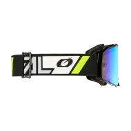 Motocross Goggles O'NEAL B-55 CRAM BLACK/WHITE - RADIUM GOLD