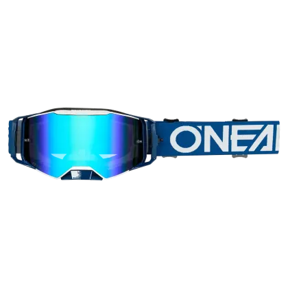 Γυαλιά Motocross O'NEAL B-55 CRAM BLUE/WHITE - RADIUM BLUE