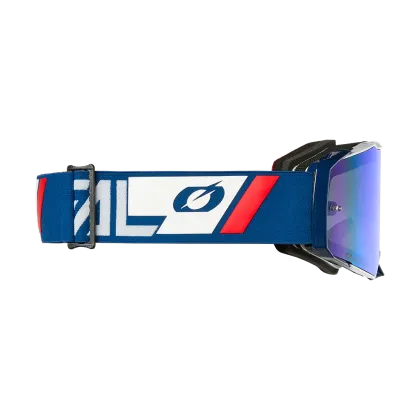 Γυαλιά Motocross O'NEAL B-55 CRAM BLUE/WHITE - RADIUM BLUE