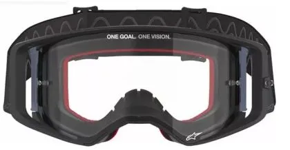 Motocross Goggles ALPINESTARS SUPERTECH CORP BLK/GRY CLEAR