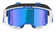 Motocross Goggles ALPINESTARS VISION 8 CORP BL/WT MIRROR-BLUE