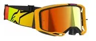 ALPINESTARS VISION 8 CORP YLW/PINK MIRROR-RED motocross goggles