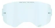 Placa pentru ochelari de motocross ALPINESTARS SUPERTECH CLEAR BLUE