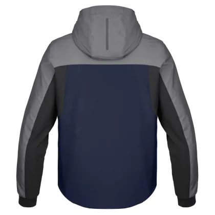 Textile motorcycle jacket SPIDI HOODIE H2OUT II GRAY/BLUE