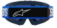 Ochelari de protecție motocross pentru copii ALPINESTARS VISION BLAZE BL MIRROR-BL
