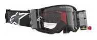 ALPINESTARS SUPERTECH CORP BLK/GRY CLEAR ROLL-OFF Motocross Goggles