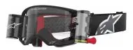 ALPINESTARS SUPERTECH CORP BLK/GRY CLEAR ROLL-OFF Motocross Goggles