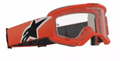 Ochelari Motocross ALPINESTARS VISION 5 CORP ORANGE TRANSPARENT