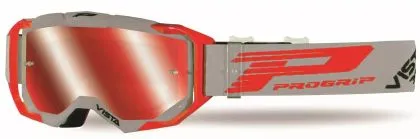 Мотокрос очила PROGRIP 3303 VISTA GREY/RED