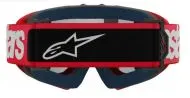 Children's motocross goggles ALPINESTARS VISION BLAZE RED MIRROR-SIL