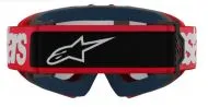 Ochelari motocross copii ALPINESTARS VISION BLAZE RED MIRROR-SIL