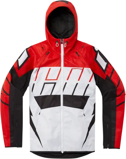 Geaca textila moto ICON AIRFORM RETRO RED