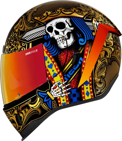 Κράνος ICON AIRFORM SUICIDE KING GOLD