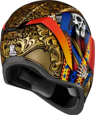 Helmet ICON AIRFORM SUICIDE KING GOLD