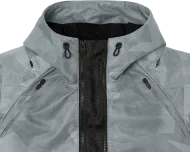 Textile motorcycle jacket ICON AIRFORM BATTLESCAR - GRAY