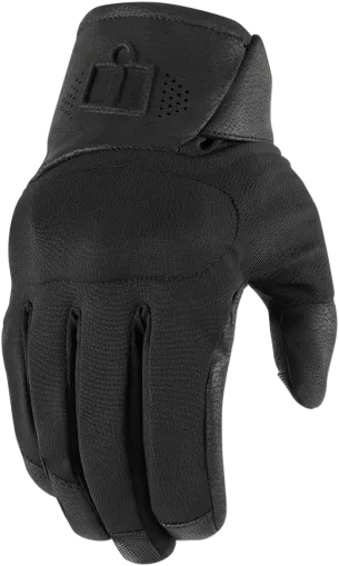 Motorcycle gloves ICON TARMAC2 - BLACK