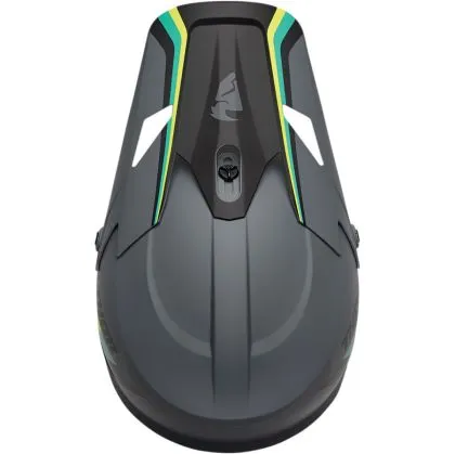 Мотокрос каска THOR SECTOR RUNNER GRAY/TEAL MIPS