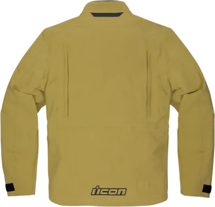 Textile motorcycle jacket ICON STORMHAWK WP - TAN