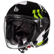 SCOOTER HELMET MT THUNDER 3 VENUS A6 GLOSS PEARL FLUO GREEN