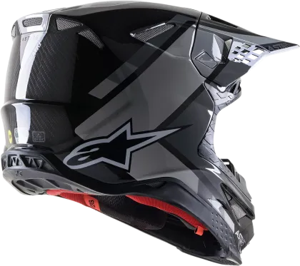 Casca Motocross ALPINESTARS SM10 Carb NEGRU/GRI