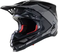 Motocross Helmet ALPINESTARS SM10 Carb BLACK/GRAY