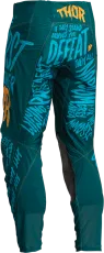Pantaloni de motocross copii THOR PULSE COUNTING SHEEP CHARBUNE/ACID